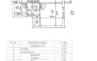 Renovat complet 2 camere Giurgiului Alunisului Sector 4 - Schiță 11