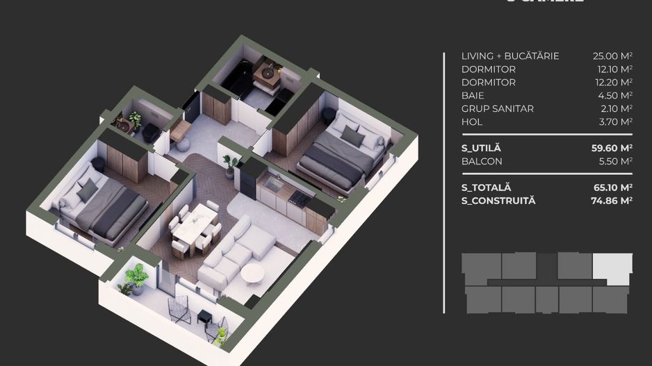 3cam-65mp/strPostalionului/STB241-15min-metrouApPatriei - Poză 2