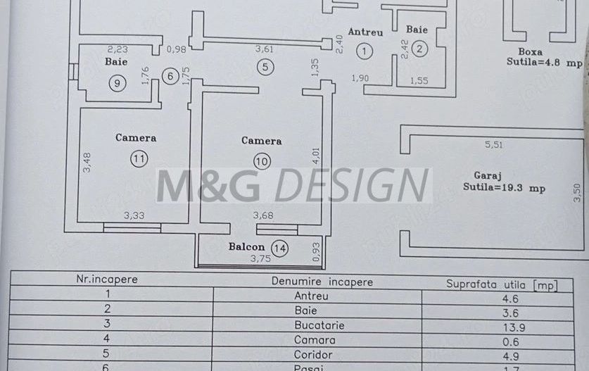 Apartament 4 camere  zona Elisabetin cu Garaj si boxa - Poză 10