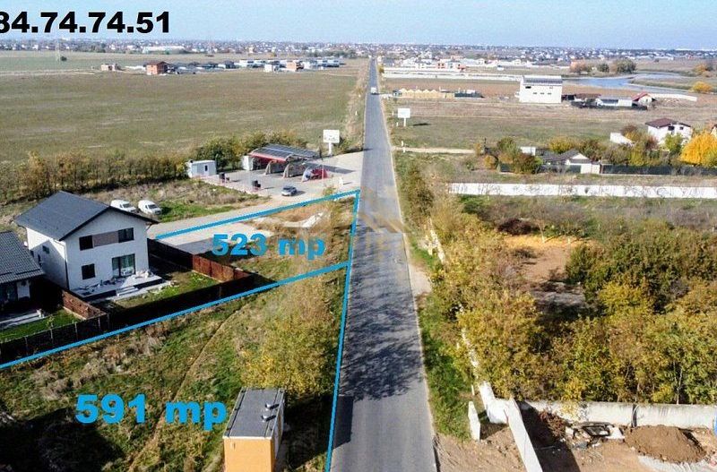 Teren INTRAVILAN la sosea - comuna Berceni - Poză 4