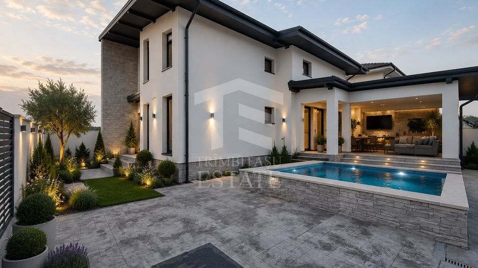 Vila individuala modernă 4 camere | Popești-Leordeni – Intrarea Viilor - Poză 1