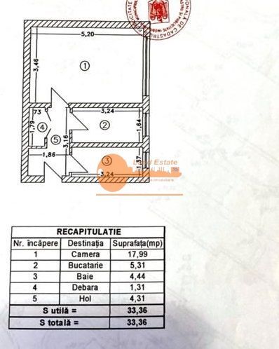 Garsoniera Crangasi - 8 minute de Metrou (Bloc Reabilitat) - Poză 1