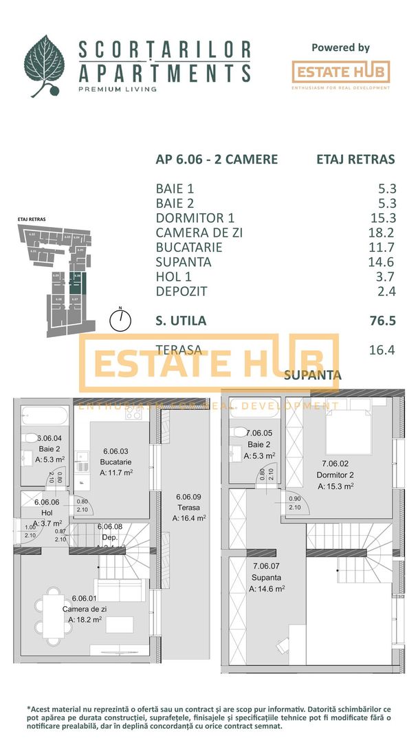 Apartament nou 2 camere cu supanta | Comision 0% | langa The Nest - Poză 7
