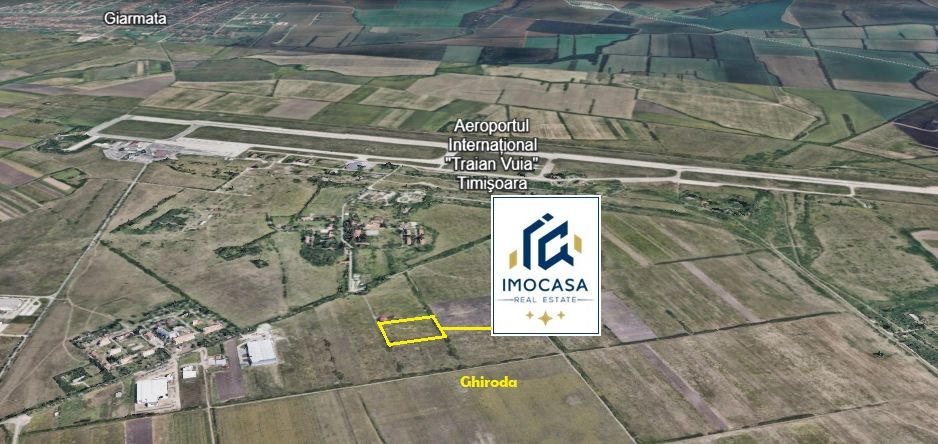 De vanzare Teren Industrial Aeroport Timisoara, PUZ 11.502 mp, Ghiroda - Poză 1