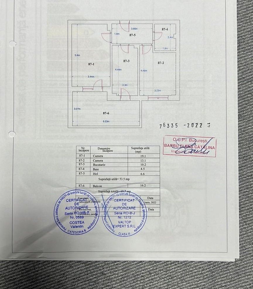 Apartament 2 camere cu terasă, parcare subterană, mobilat complet - Poză 21