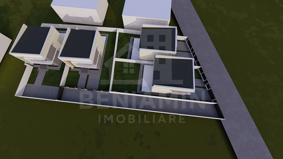 Vanzare 3 vile individuale noi cu design contemporan si teren generos - Poză 9