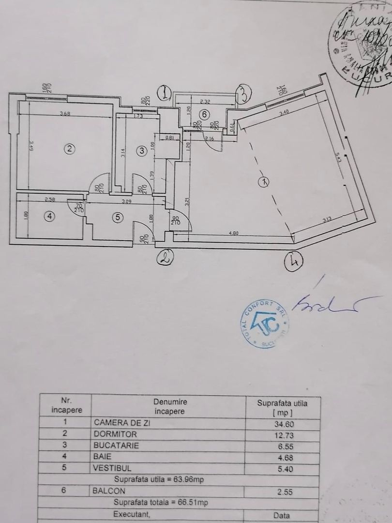 3 CAMERE ‖ BLOC 2009 ‖ CENTRALA TERMICA  ‖ ZONA DECEBAL - Schiță 9