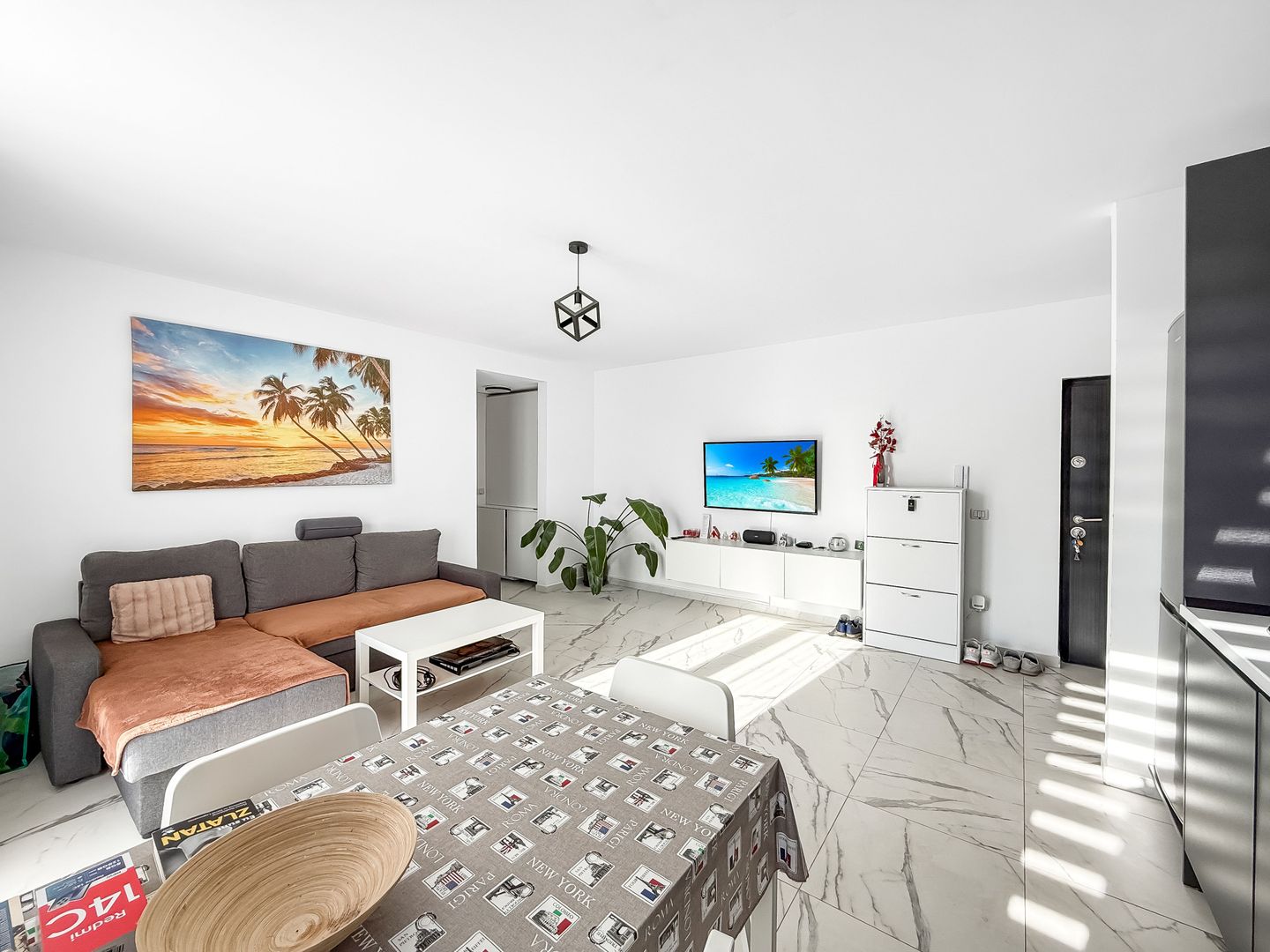 Apartament 2 camere, mobilait si utilat, comison 0%. - Poză 1