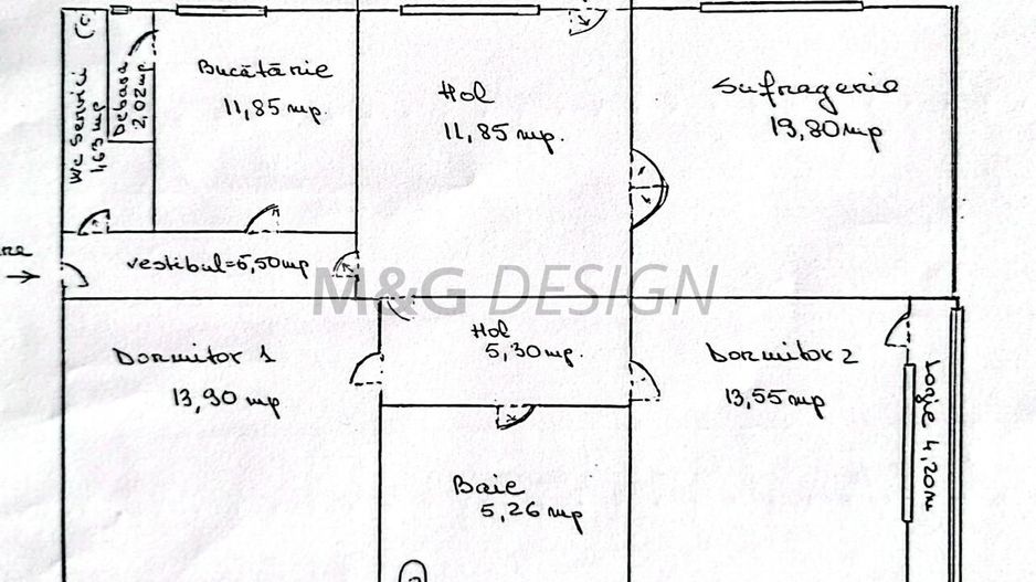 4 camere, 2 bai, 2baloane, CENTRALA PROPRIE, boxa - 2 min de Tribunal - Poză 26