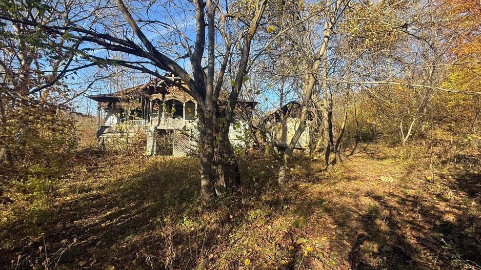 Teren langa pădure 6400mp+casa demolabila-deschidere 35 ml - Poză 2