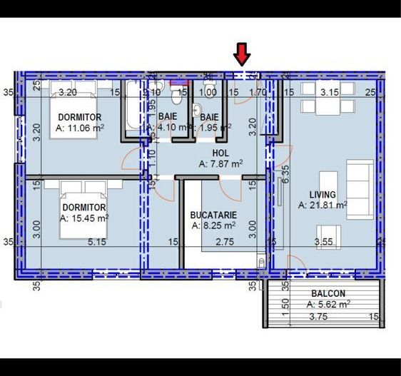 3 Camere 1 Decembrie 1918 Birou inclus. Zero stres parcare - Poză 8