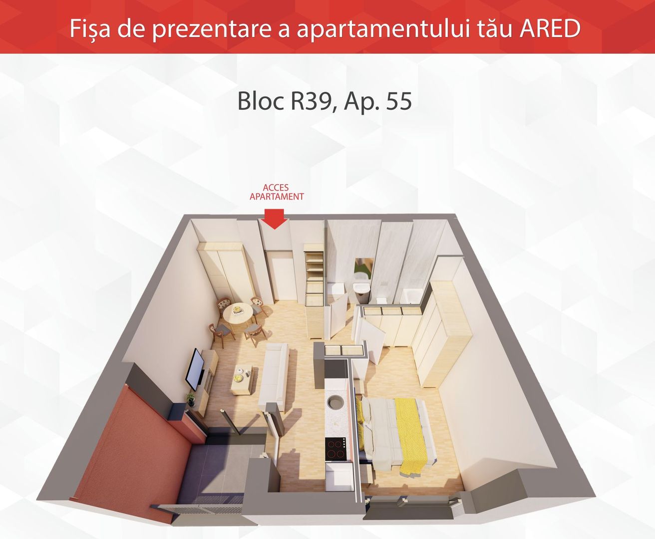 Apartament nou tip PENTHOUSE la ARED Comision 0 - Poză 1