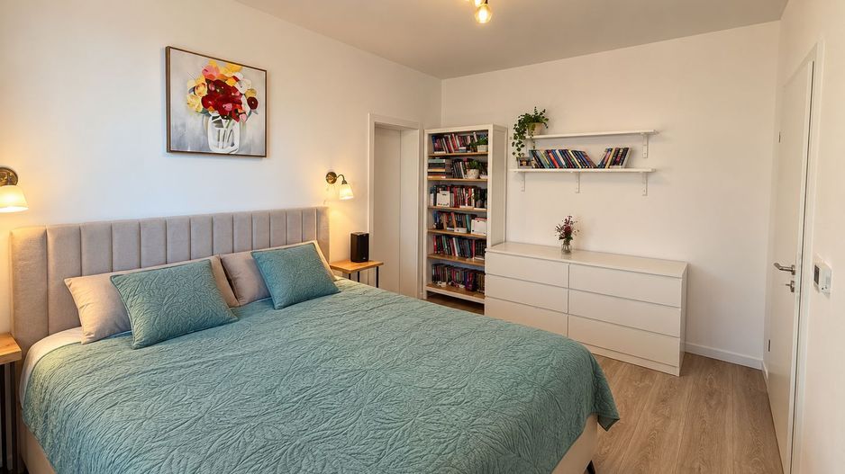 Dumbrăvița | 3 Camere | 76,6 mp | Grădină 46.5 mp | 2 Băi | Dressing | 2 Parcari - Poză 15