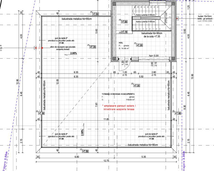 Casă generoasă cu panoramă și 254 mp terasă circulabilă - Poză 7