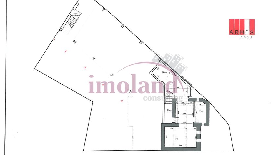 Vila impunatoare - 20 camere - birouri - Romana-Lahovari - Schiță 20