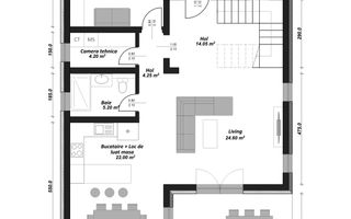 Vila cu 5 camere, P+1E, Paulesti - Poză 4