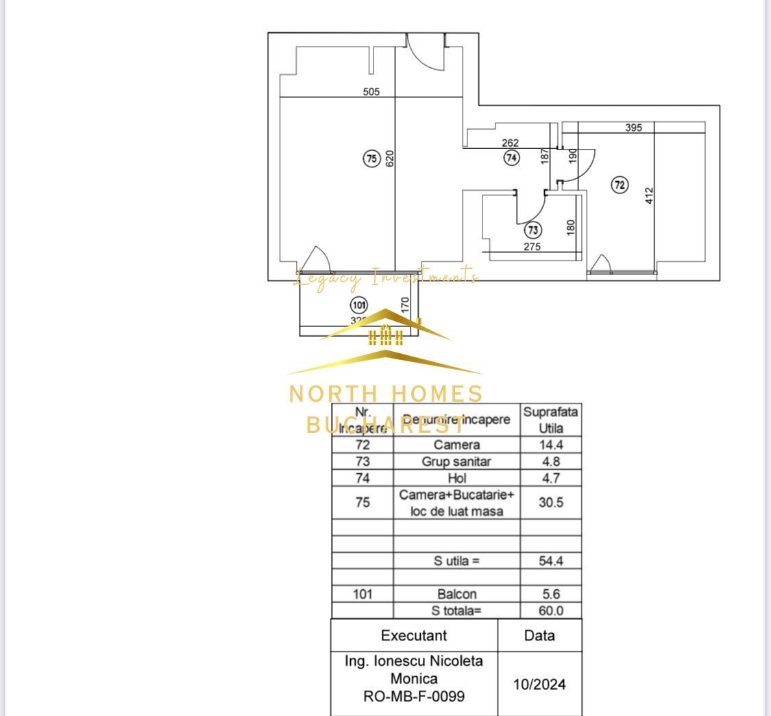 Apartament de vanzare -2 camere - Aviatiei Tower II - Poză 9