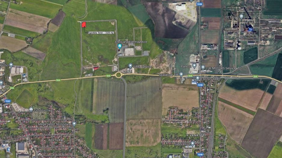 Teren de vanzare 3320 mp Arad cu PUZ si facilitați flexibile de plata - Poză 5