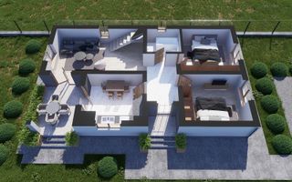 Casa cu 3 camere+mansarda, cu toate utilitatile zona Holboca - Poză 3