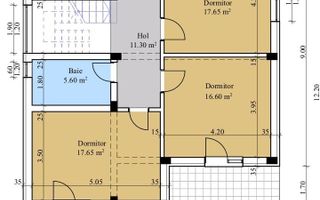 Teren amenajat 553 mp+Proiect casa si Garaj la rosu-Holboca - Poză 6