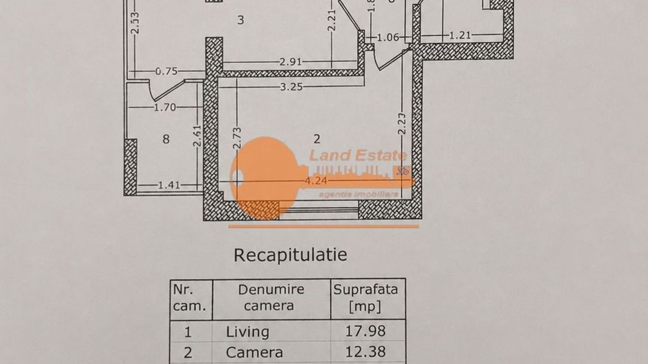 Apartament cu 2 camere in GranVia-Loc de Parcare - Poză 3