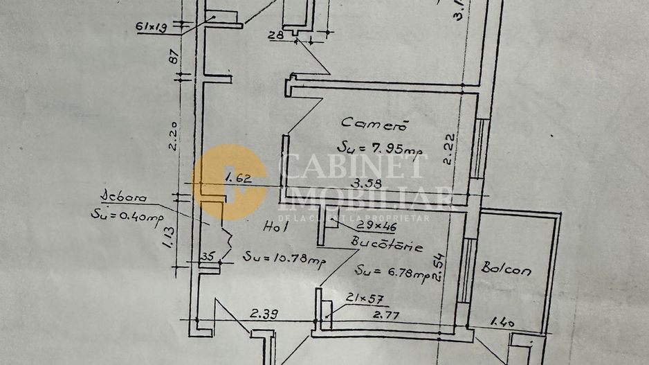PETRU PONI - 3 CAMERE DECOMANDAT - ETAJUL 2 - BLOC 1985 - Poză 9