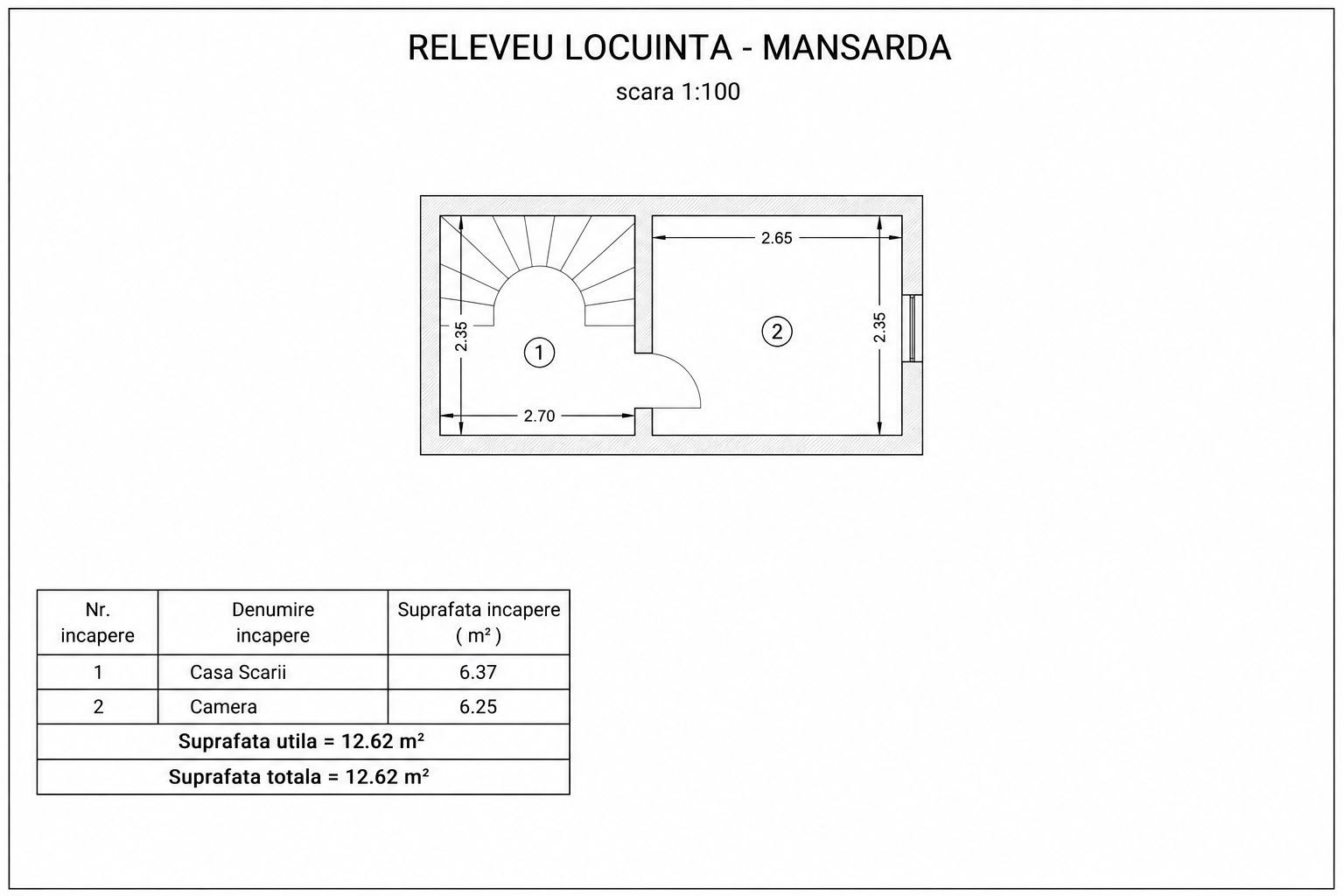 Vilă interbelică S+P+E+M | 8 camere | Zona Aviatorilor – Arcul de Triumf - Schiță 12