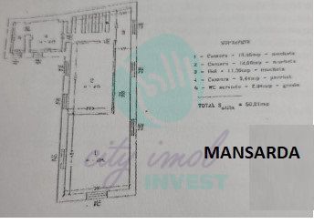 Casa cu 3 camere si curte - Poză 3