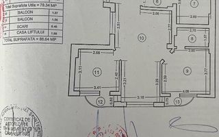 Apartament 3 camere Floreasca | Tudor Vianu - Schiță 2