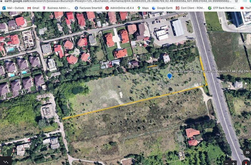 Teren intravilan Soseaua Bucuresti-Ploiesti deschidere DN1 64 ml - Poză 7