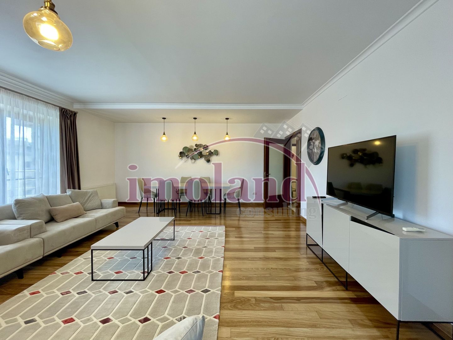 Inchiriere apartament 4 camere 155 mp + 25 mp terase, 2 parcări | Herastrau - Poză 1