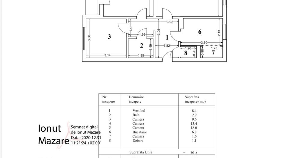 Apartament 3 camere - metrou Raul Doamnei - Poză 17