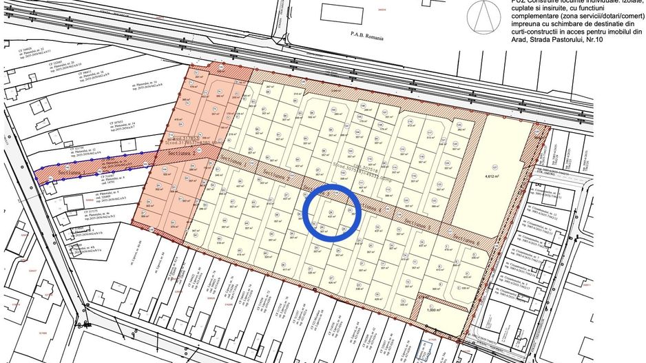 Super teren intravilan cu 2 fronturi in Micalaca Parcela 28 - Poză 1