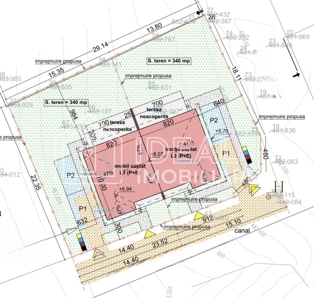 Casa cu 4 camere si 340 mp de curte, in Cartierul Arhitectilor - Schiță 24
