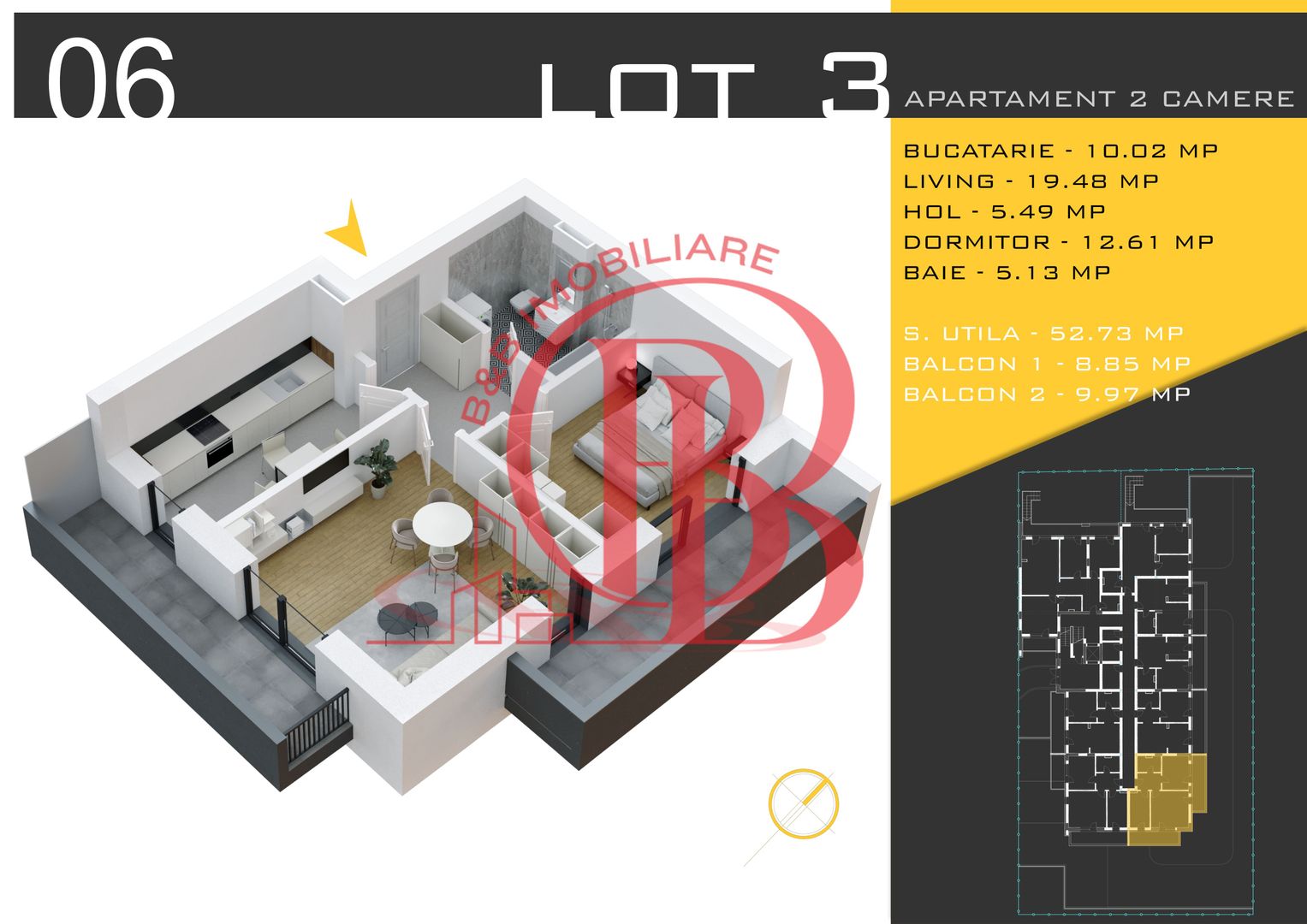 2 camere decomandat Titan Pallady  Metrou Nicolae Teclu - Schiță 11