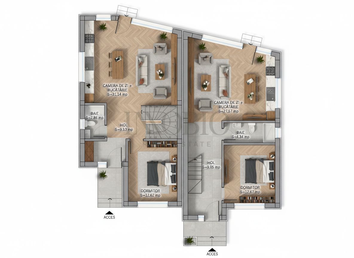 Vile Premium în Otopeni | Stradă Privată | Arhitectură Modernă - Poză 9
