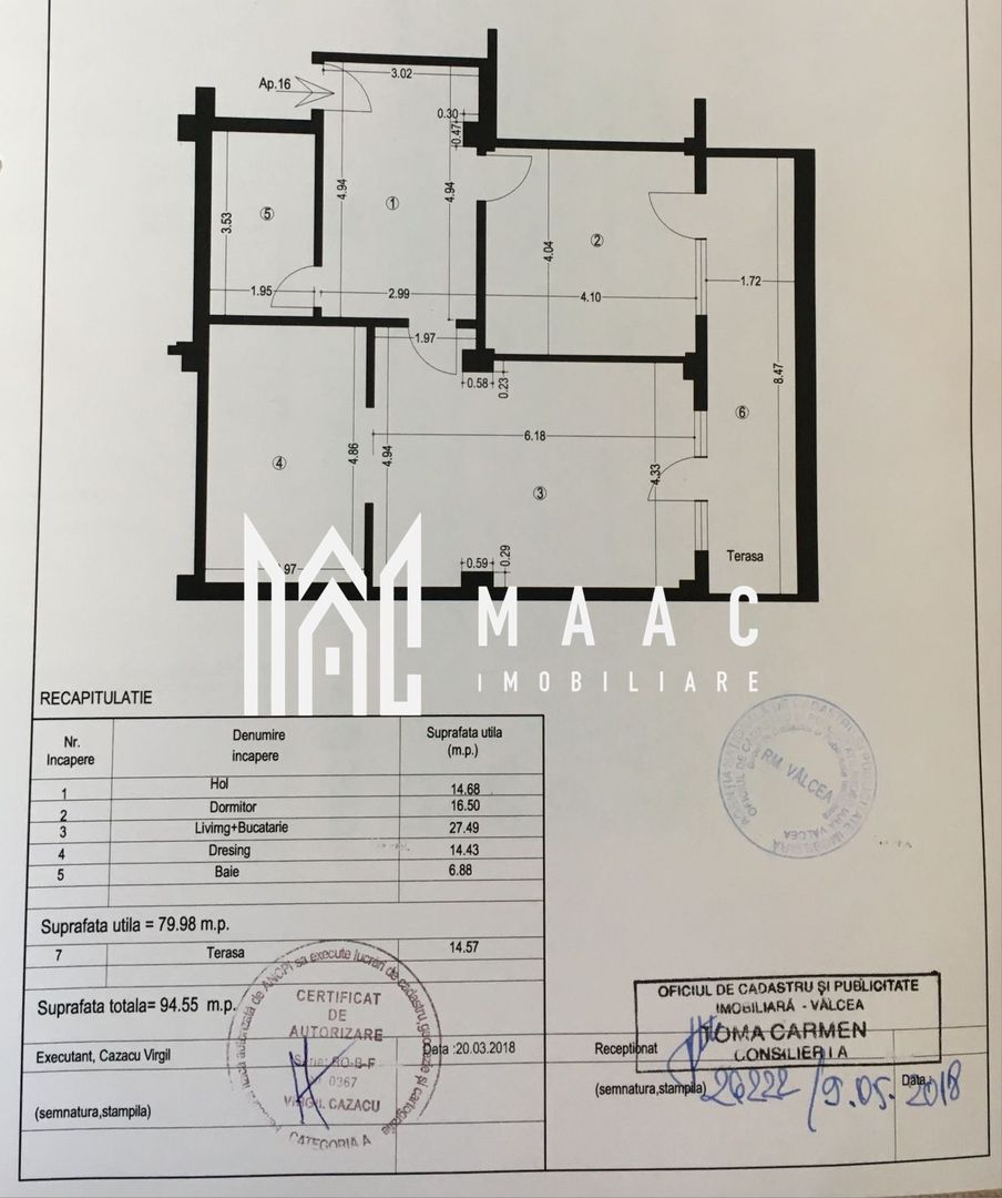 Apartament 3 camere |Dem. Radulescu| 94,5mp |2 locuri parcare - Poză 8