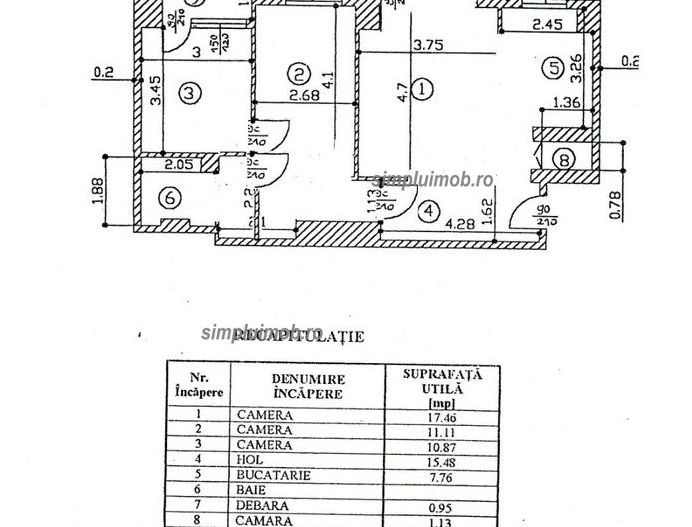 Bd Alexandru Obregia 3 camere renovat loc de parcare Sector 4 - Poză 9