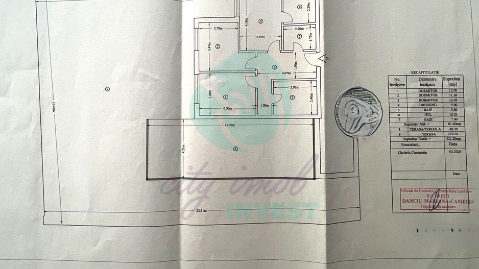 Proprietate UNICĂ– Apartament cu 4 Camere si Curte Proprie 210 mp - Poză 14