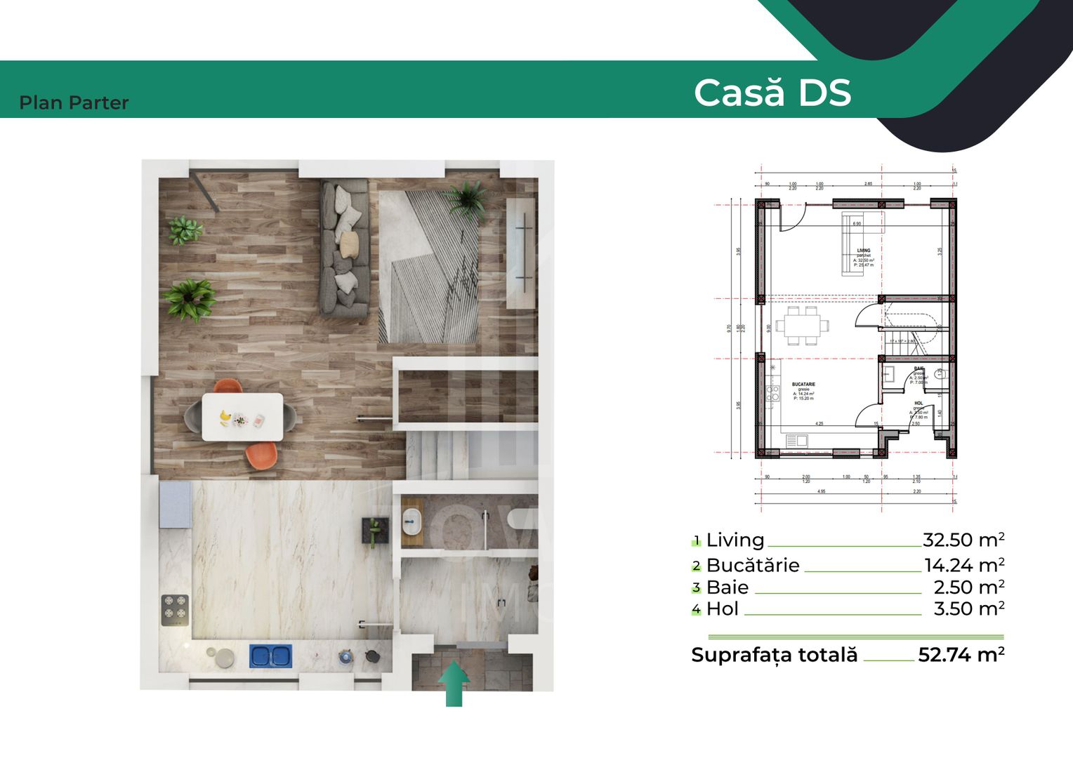Casă individuală INDEPENDENTĂ ENERGETIC - CARTIER NOU - Poză 5