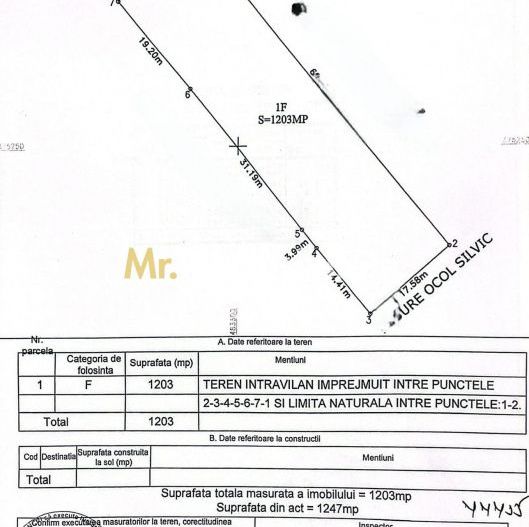 Teren intravilan 1203 mp Bascov-Florea zona Superba - Poză 5