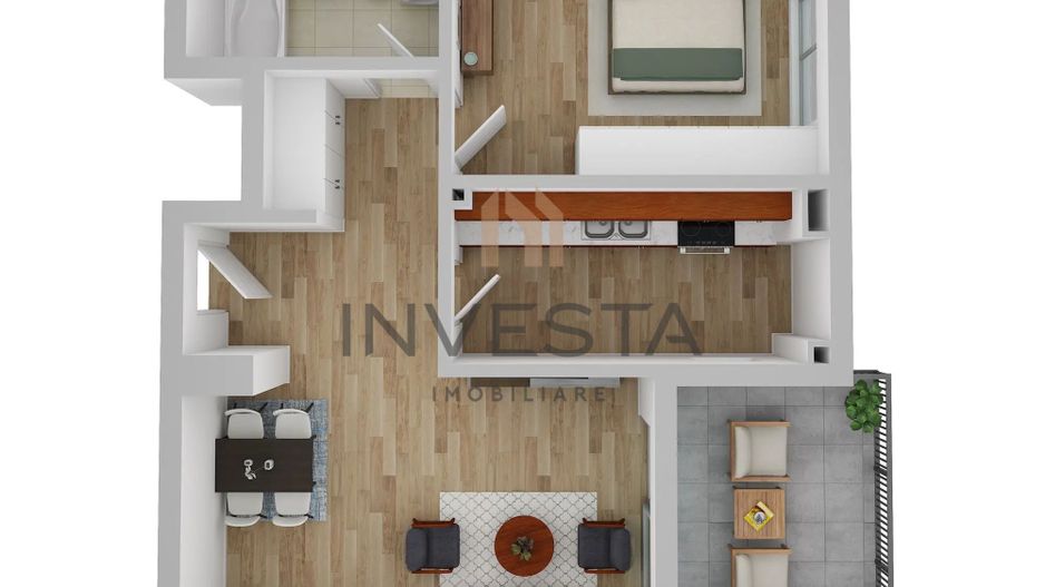 Apartament 2 camere decomandat, Constructie Premium, Andrei Muresanu! - Schiță 7