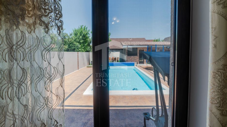 Casa pe parter premium cu piscina in Chisoda independenta energetic - Poză 38