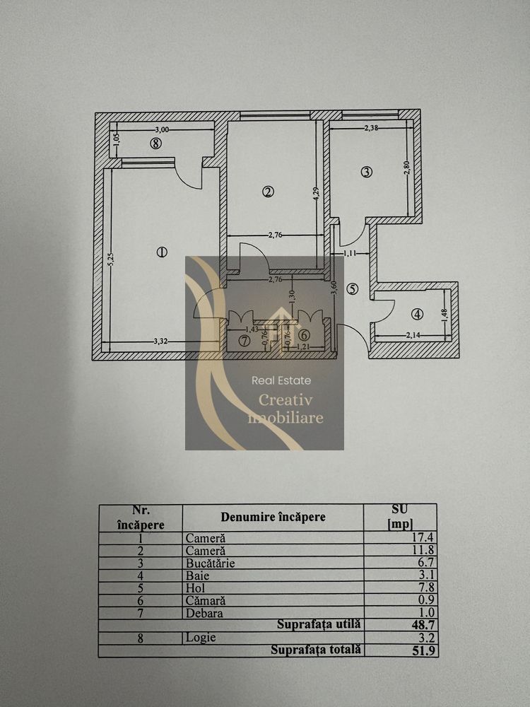 Apartament 2 camere langa complexul comercial Auchan Titan - Poză 8