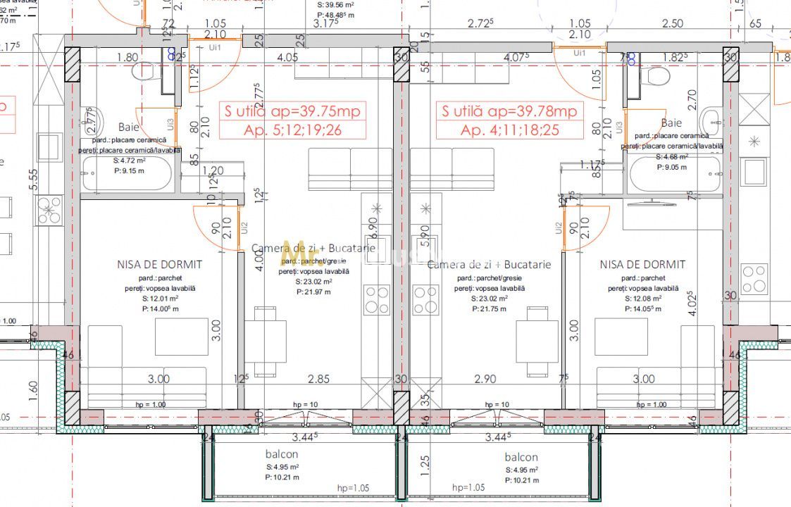 De vânzare apartament 2 camere Smarald City Satu Mare - Poză 10