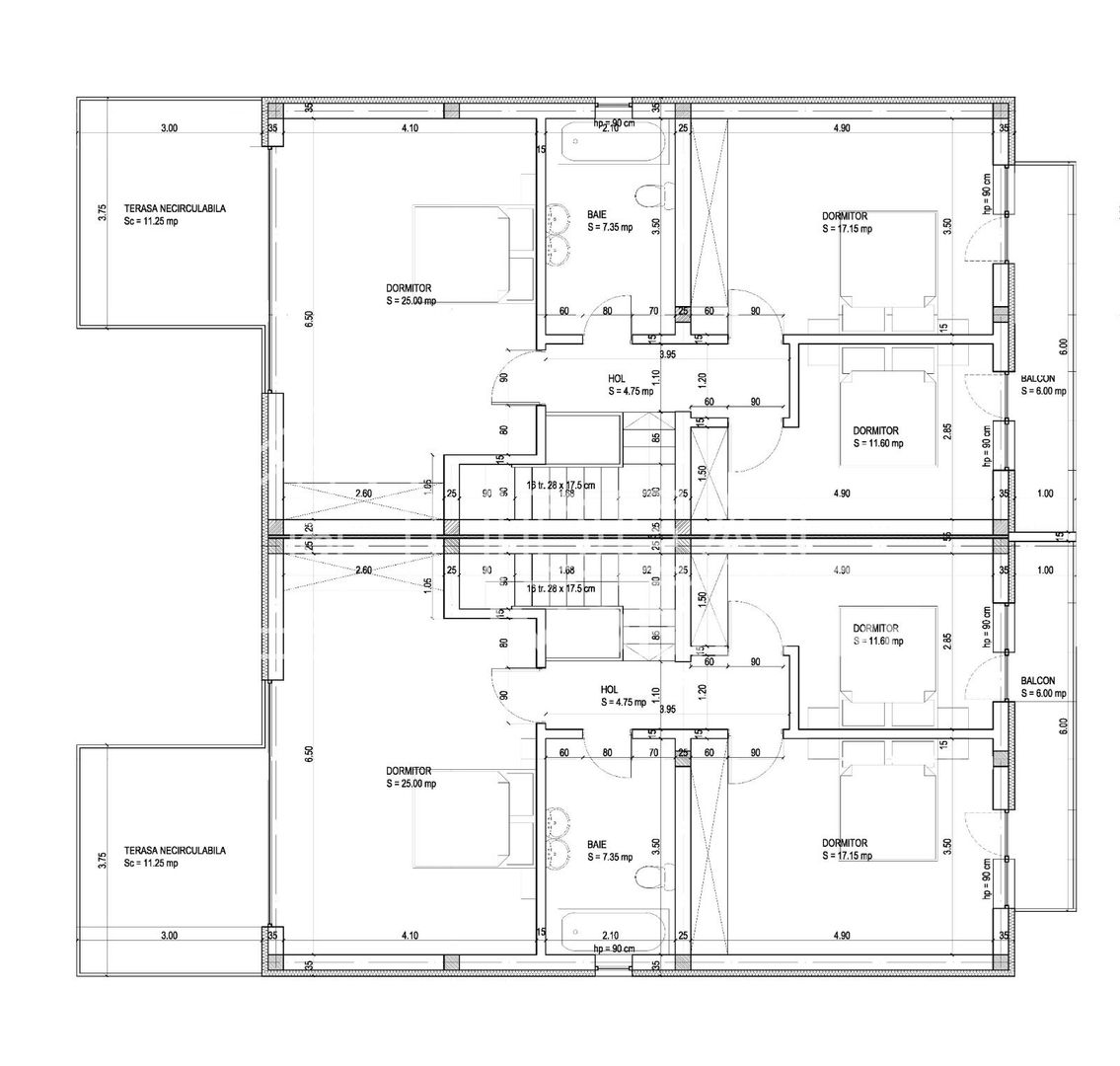 Prima închiriere | Casă Tip Duplex mobilată și utilată | 3 dormitoare - Schiță 26