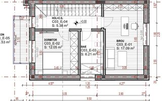 Vilă Triplex 4 Cam Arhitectură Modernă- Grădină Individuală -Panouri solare - Schiță 10