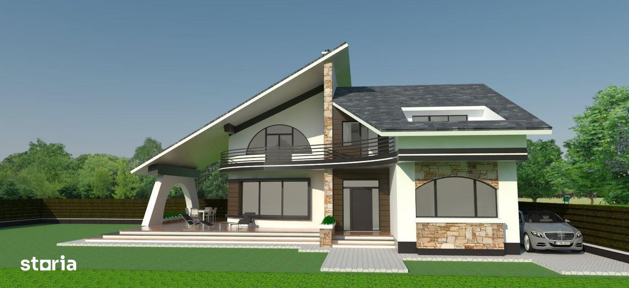 BRASADAS vinde vila moderna cu teren generos in Satu Mare. - Poză 1