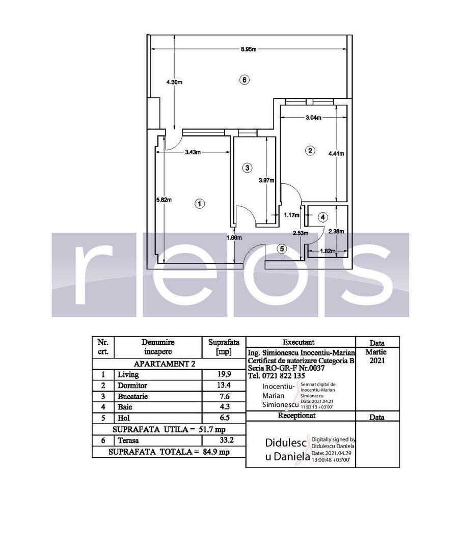 VANZARE 2 CAMERE | TERASA 33 MP | PARCARE INCLUSA | PIPERA – ROND OMV | - Poză 17