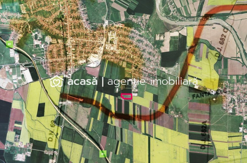 Teren 3.65h zonă industrială, Sânicolaul Mic. - Poză 1